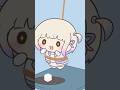 お豆腐に鳴かされるばんちょー【轟はじめ】#shorts #手描き切り抜き