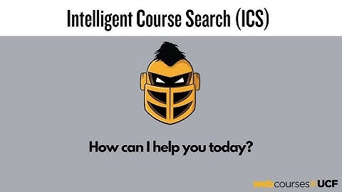 Intelligent Course Search Tool in Webcourses@UCF