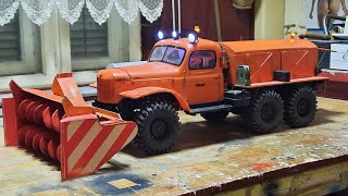 Zil-157 Detailed View Of Build In Reduced Scale 110