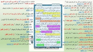 تربيطات الوجه الخامس والأخير من سورة الشورى