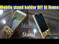 Mobile Stand | Diy at Home | Golden mobile  Holder | By Woodend Craft