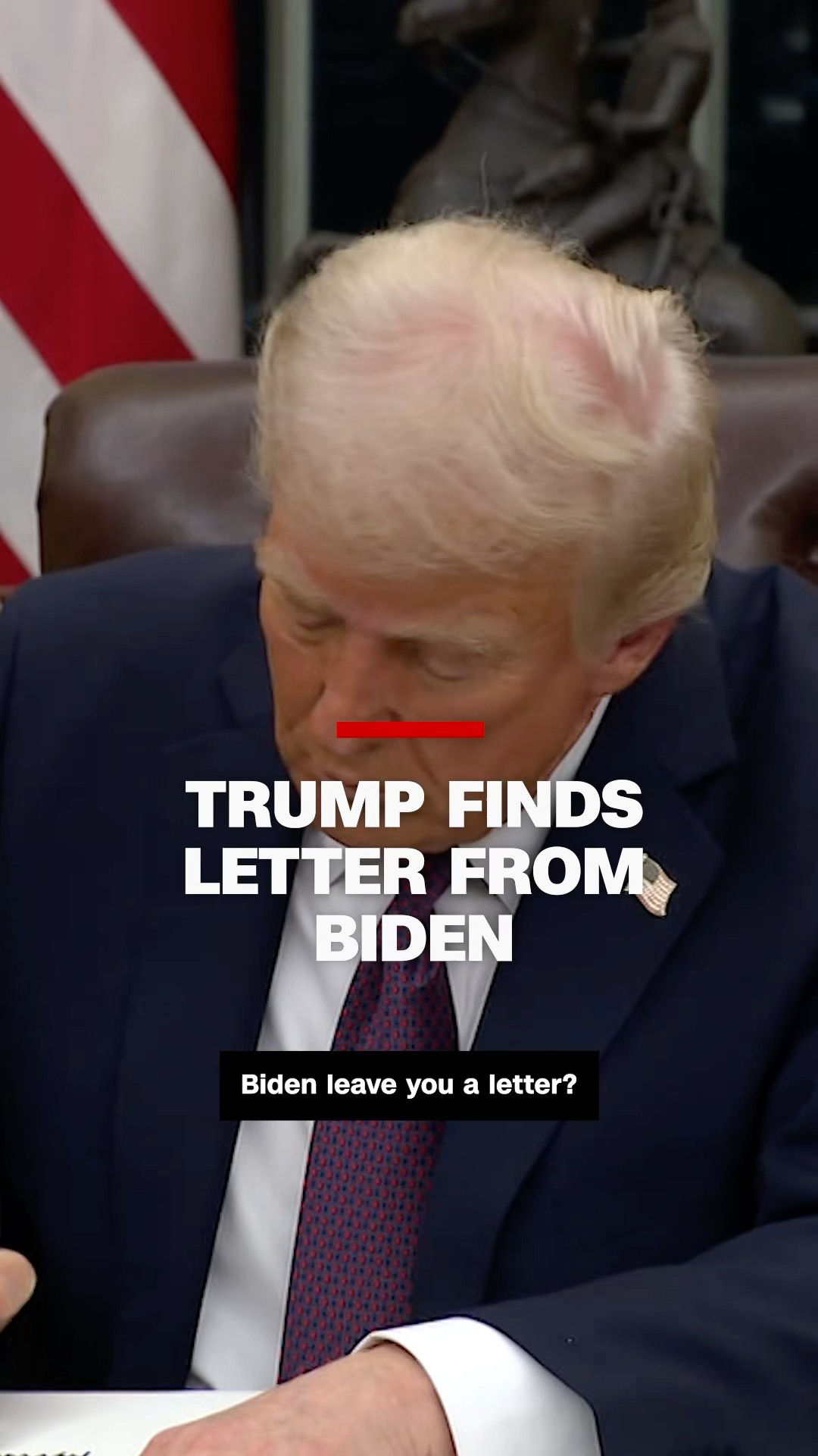 Trump finds letter from Biden