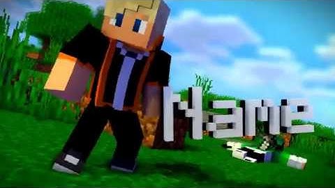 New Minecraft Intro Template [Mine-Imator]