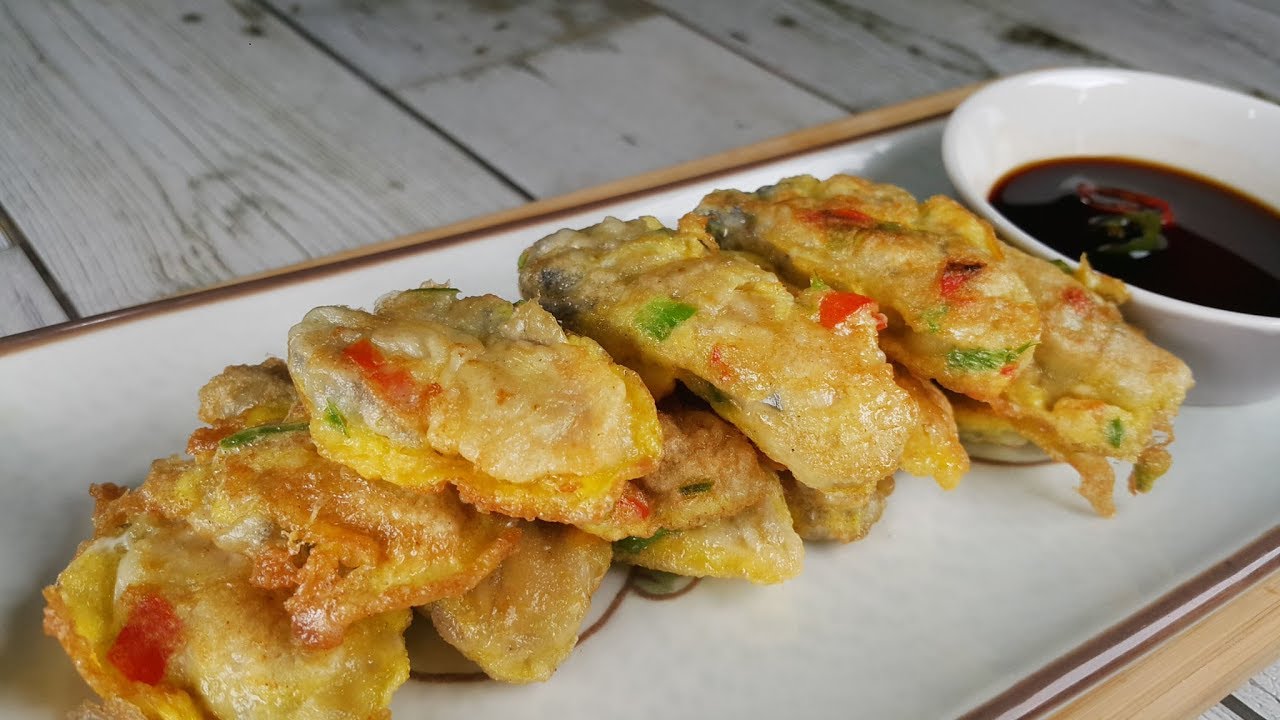 Korean Recipes 굴전 맛있게 만들기 Oyster Recipe "Guljeon " YouTube