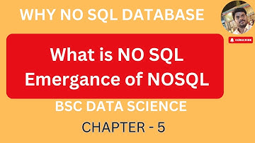 What is NO SQL Database in Telugu | EMERGENCE of NOSQL | NO SQL Database Tutorial