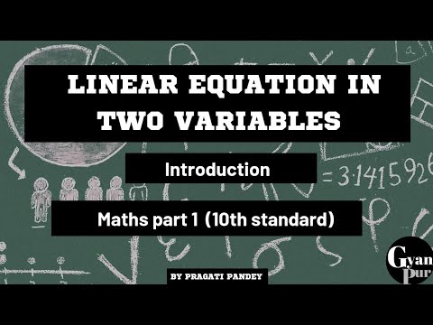 Introduction to linear equation in two variables/What is linear ...