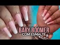 UNHA BABY BOOMER COM ESMALTE