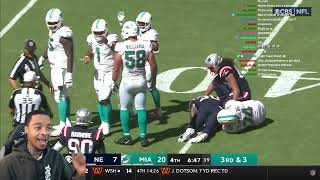 FlightReacts To New England Patriots vs. Miami Dolphins | Week 1 Game Highlights!