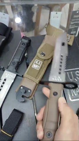 Pisau / sangkur US NAVY Seals limited edition - pisau survival berburu camping RUI knife