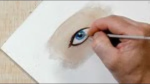 How To Paint an Eye in Watercolor - with Artist Tom Fleming