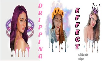 PICSART DRIPPING EFFECT TUTORIAL EASY STEPS | philippines