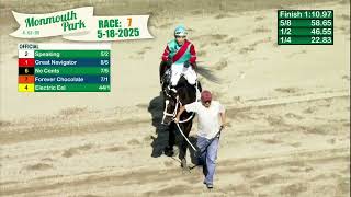 MONMOUTH PARK 05-18-2025 RACE 7 - THE JOHN J REILLY HANDICAP