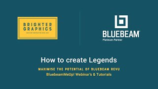 How to Create a Punch Legend in Bluebeam Revu by Brighter Graphics