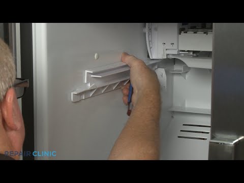 Left Ice Bucket Glide - GE Refrigerator (Model GSE25GSHPCSS)
