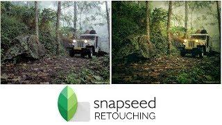 Snapseed Retouching Tutorial[WILD TEMPERATURE] screenshot 3