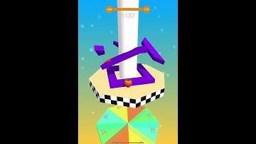 Stack Ball ⚽️ 🍓3D Level 1120 Gameplay (iOS,Android) #shorts #stackball3d #stack-ball