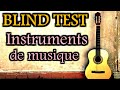 Blind test  les instruments de musique 