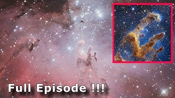 NASA James Webb & Hubble captured Pillars of Creation in space. (Zooming /Compare /Full new image)