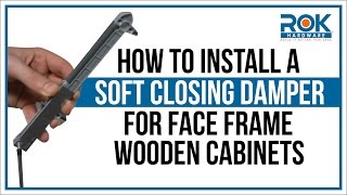 Soft Closing Damping Solution for Face Frame Cabinets by Rok Hardware & Cabinets 12,649 views 8 years ago 3 minutes
