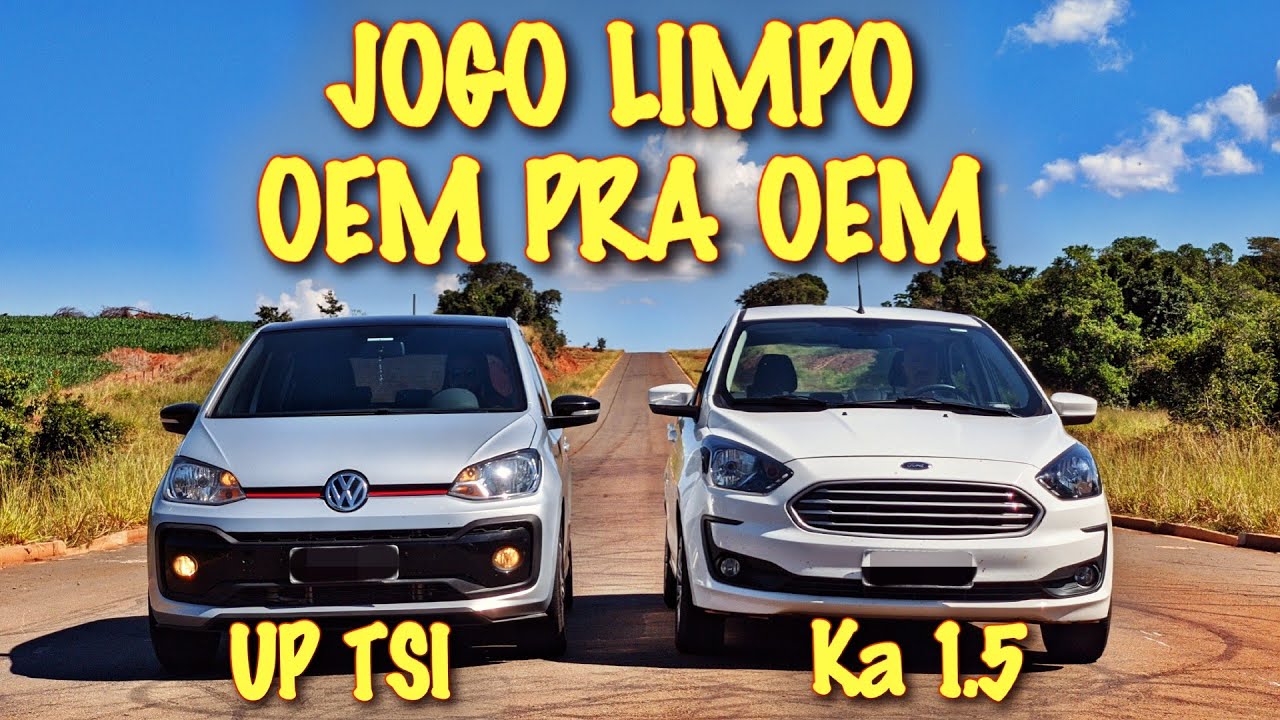 UP TSI OEM vs FORD KA 1.5! AMBOS ORIGINAL AGORA É A HORA DA VERDADE 😈