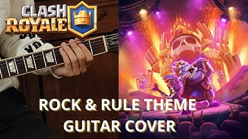 Rock & Rule BATTLE - GUITAR COVER Short version #clashroyale #guitarcover #metal  @supercell