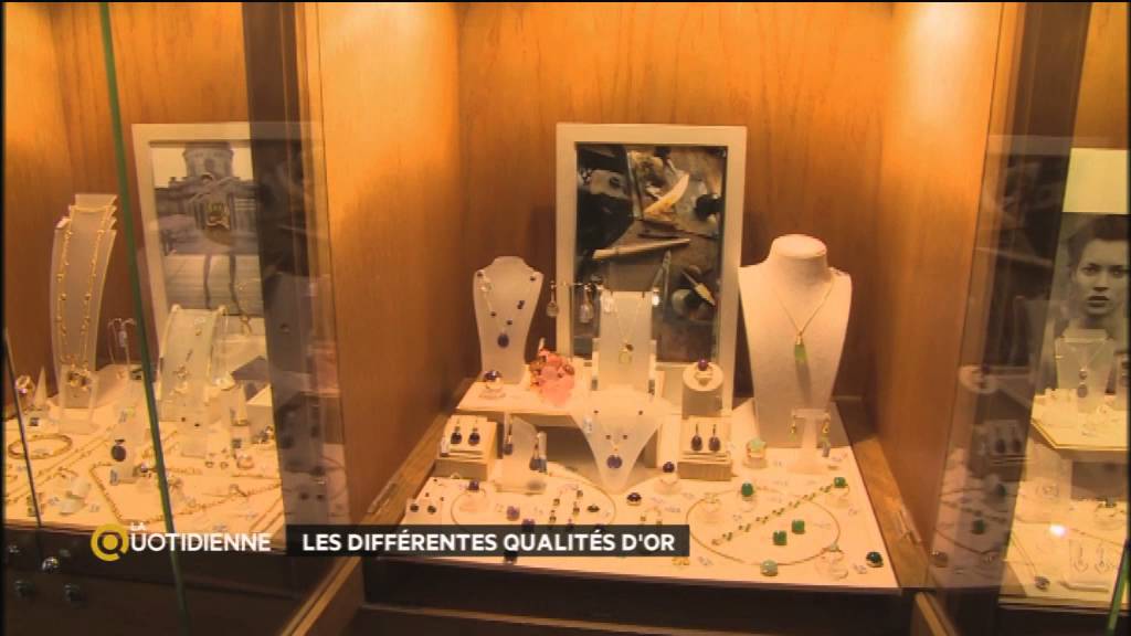 Les différentes qualités d'or