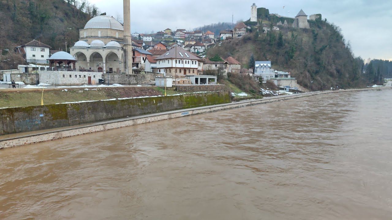 Nivo rijeke Bosne Maglaj #bosna 