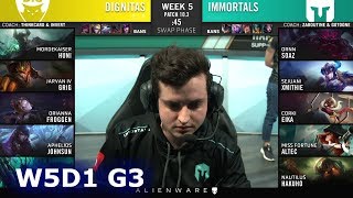 Dignitas vs Immortals | Week 5 Day 1 S10 LCS Spring 2020 | DIG vs IMT W5D1