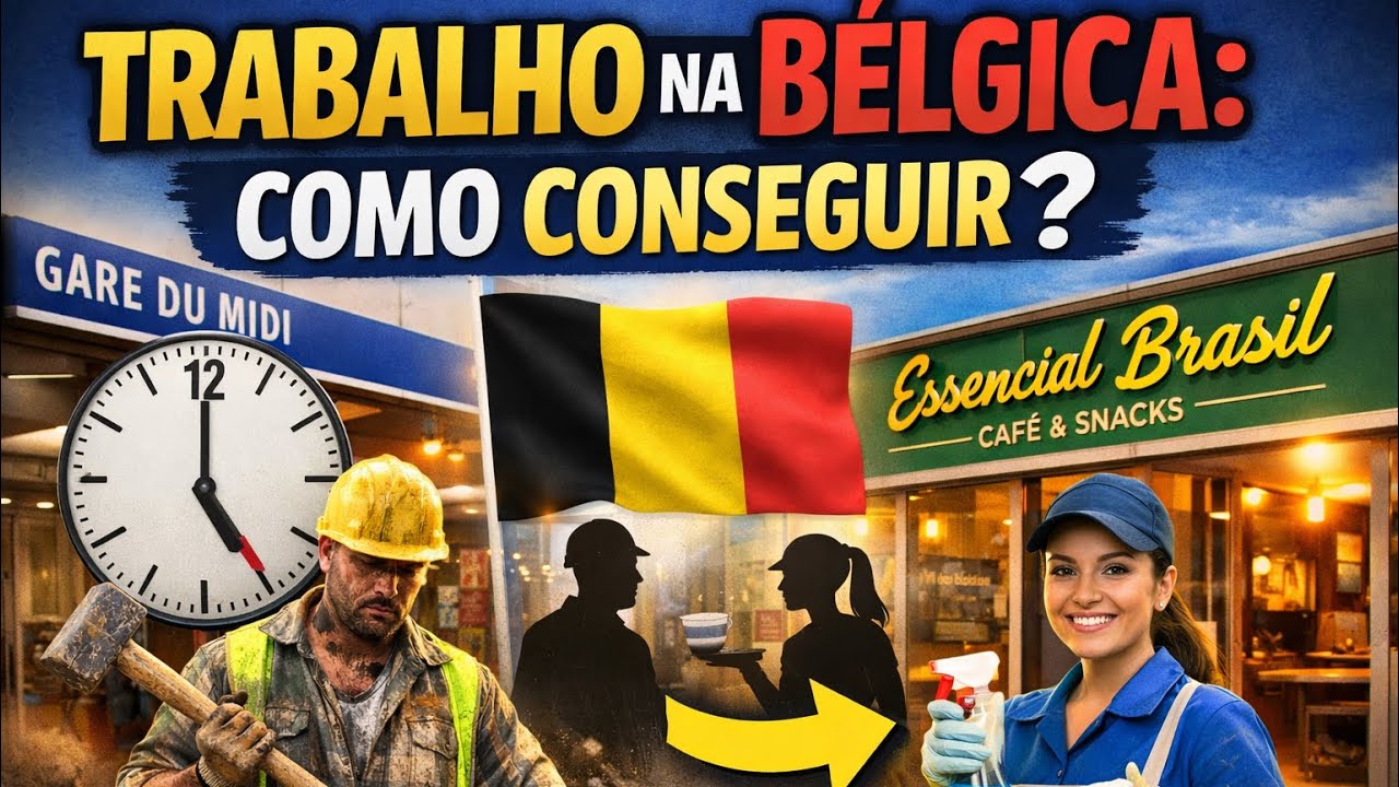 COMO CONSEGUIR TRABALHO NA BÉLGICA SENDO RECÉM-CHEGADO ￼