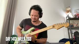 Practicing Improvisation (Neo Soul RnB Guitar Backing Track in Cm) (Day 1407 - 1413, Week 203)