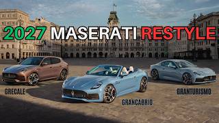 2027 Maserati Lineup Gets More Power, Better Tech and Italian Style