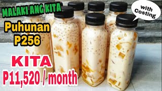 Mango Jelly Drink Pang Negosyo with Costing | Mango Jelly Tapioca In a Bottle | Malaki ang kita dito