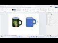 Ms word mein cup design.....#designer #computertechnic ##computerknowledge