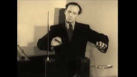 Léon Theremin demonstrates the Thereminvox 1954