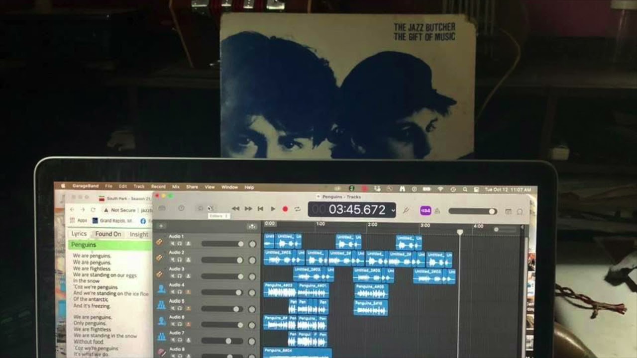 Penguins by The Jazz Butcher (cover for harmonium, hammered dulcimer and resonator guitar)