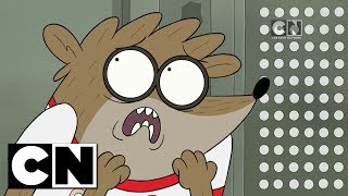 Regular Show | Stuck In Elevator (Clip 1) | Cartoon Network