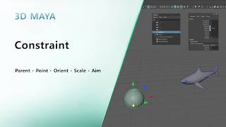 Maya Constraint Basics - Parent, Point, Orient, Scale, Aim