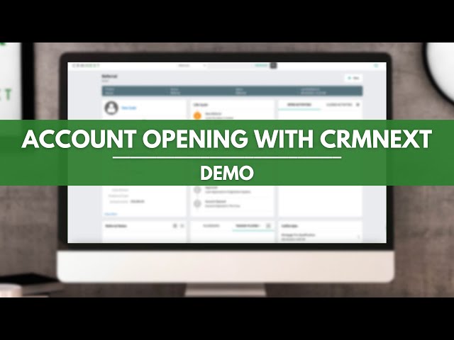 Account Opening Made Easy with CRMNEXT | Demo