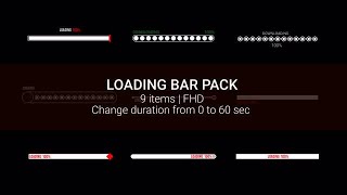 Progress Bar Pack After Effects Templates