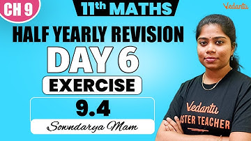 11th Maths | CH 9 - Differential Calculus Exercise 9.4 | Day 6 Half Yearly Revision