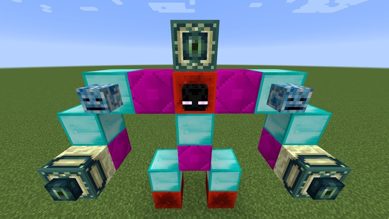 what if you create DIAMOND ENDERMAN WITHER BOSS in MINECRAFT #513 - YouTube