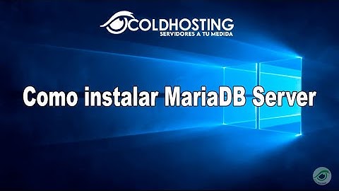 Como instalar MariaDB Server + HeidiSQL en todas las versiones de Windows Server