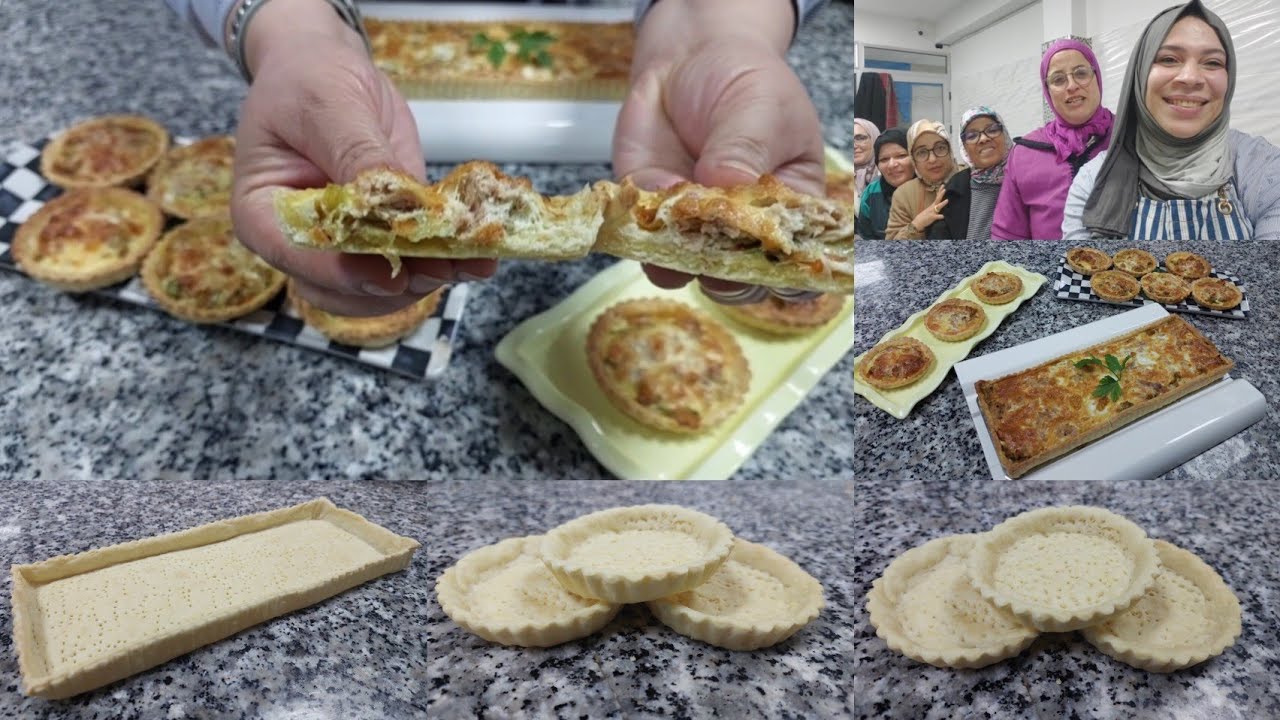 وصفات رمضانية🌙سريعة عجينة الكيش ناجحة 💯وكتبقى فالشكل ديالها مع واحد الحشوة اقتصادية بنينة بزاااف🇲🇦👌🤗