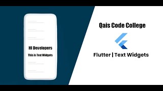 Flutter Text Widget Explained Basic to Advance in Urdu Hindi| Styling, Properties &amp; Fonts