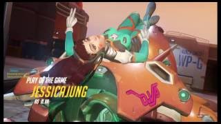 Perfect timed Dva emote