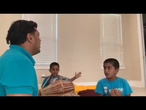 Mrdanga practice sessions