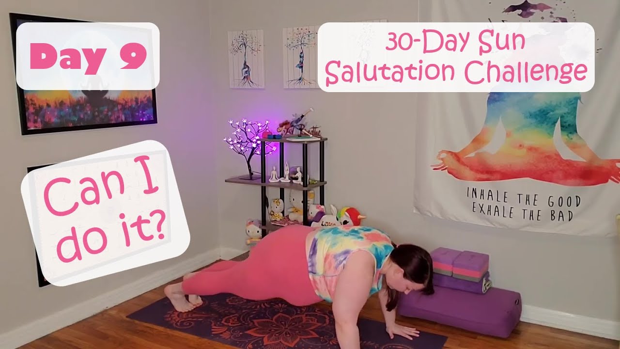 Day 9: 30-Day Sun Salutation Challenge - YouTube