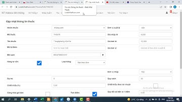 hướng dẫn thiết lập thuốc hiển thị lên bộ sổ gpp webnhathuoc com