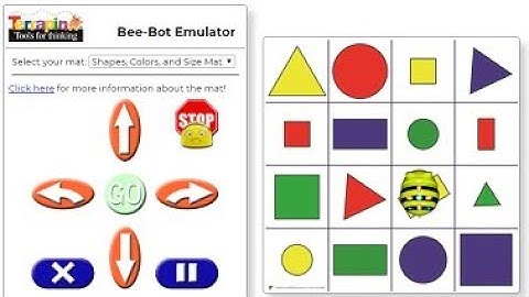 Bee Bot Emulator - Learn Coding and Programming with Fun! | Virtual Bee Bot Programming