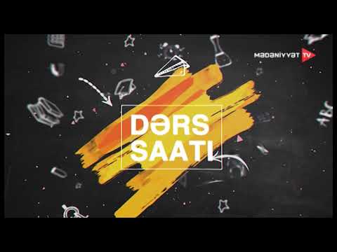 Dərs saatı 18.03.2020